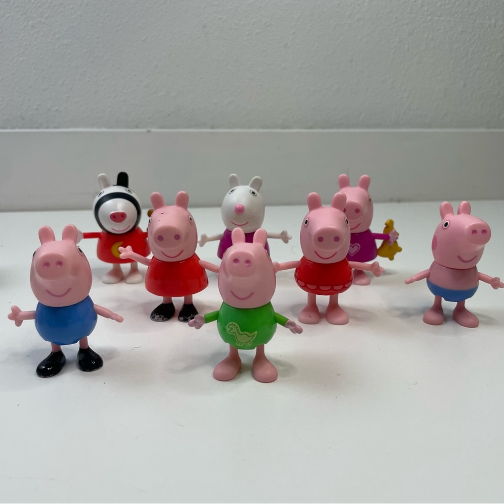 Peppa Pig Figures Set of 8 Bundle